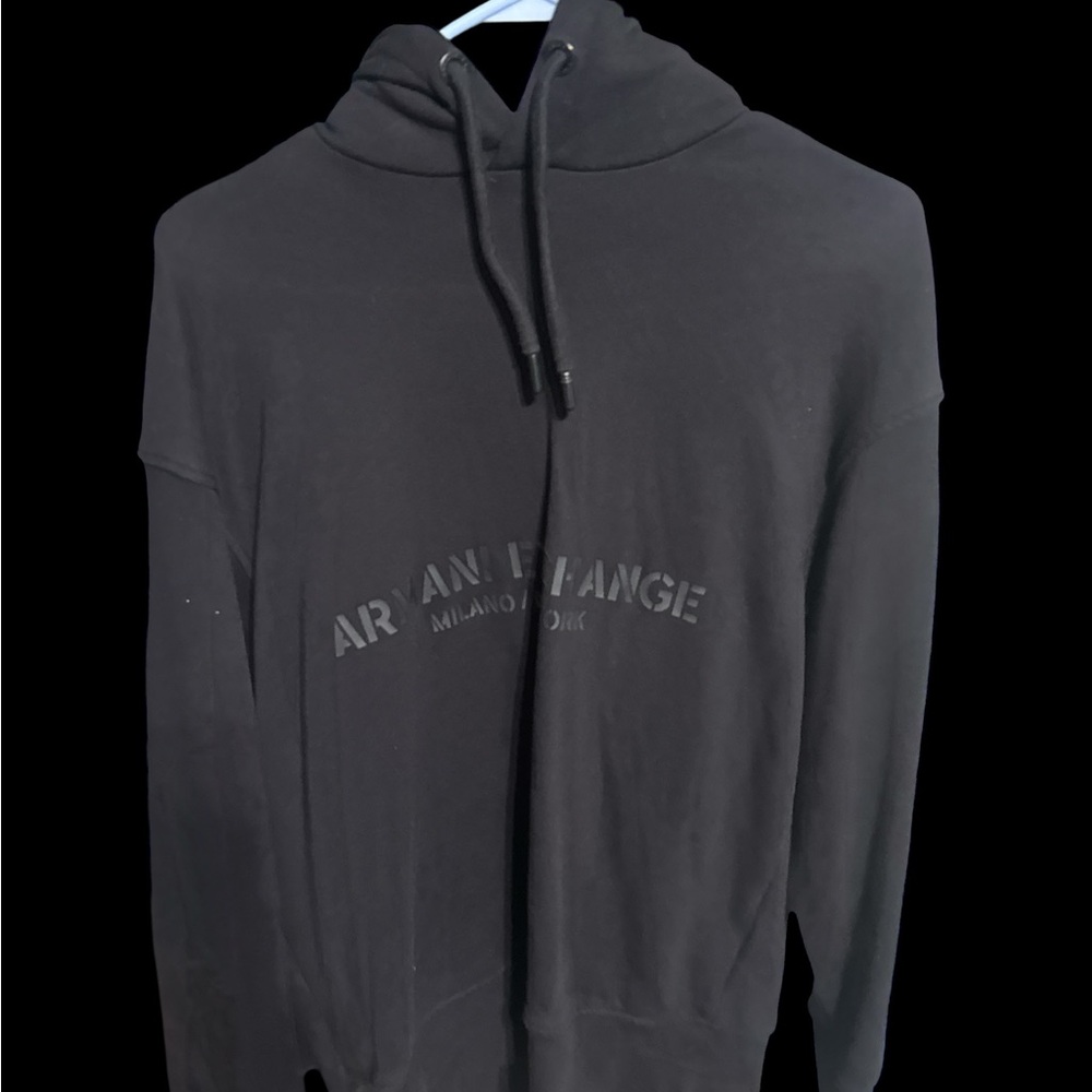 Armani Exchange Classic Black Hoodie